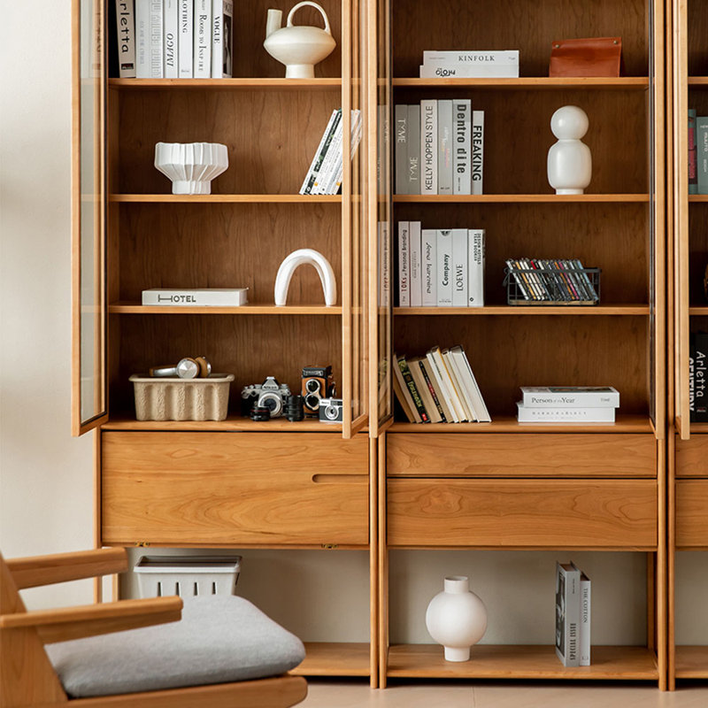 Bibliothèque simple de style nordique