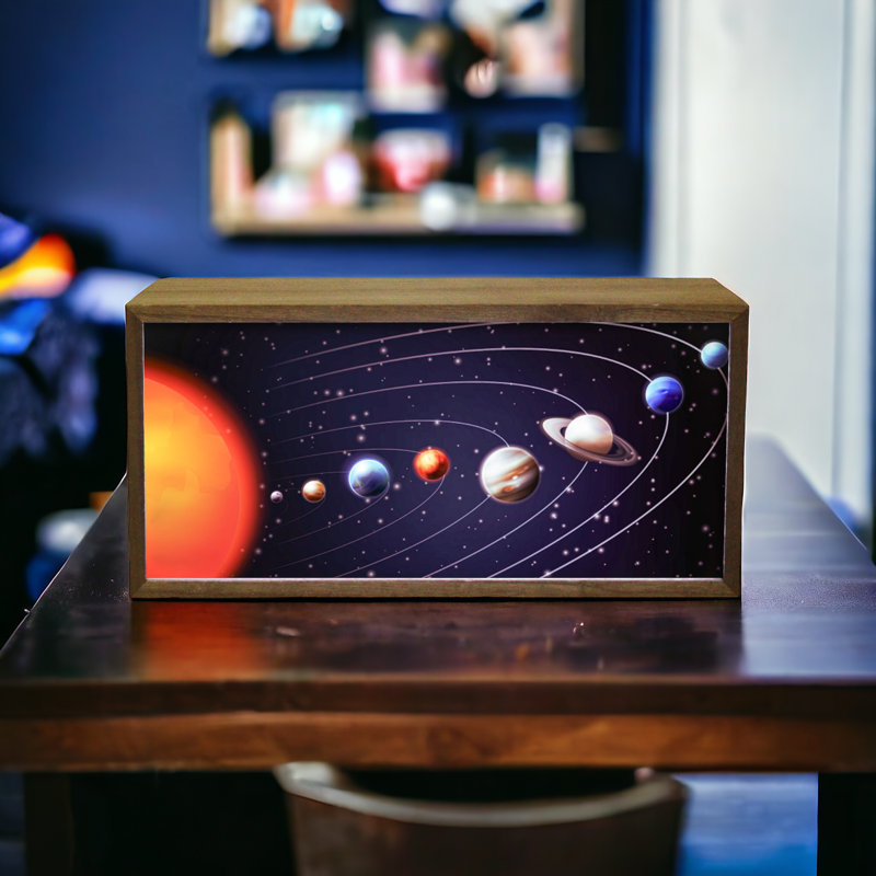 Rou Night Light Solar System 15" LED Sign