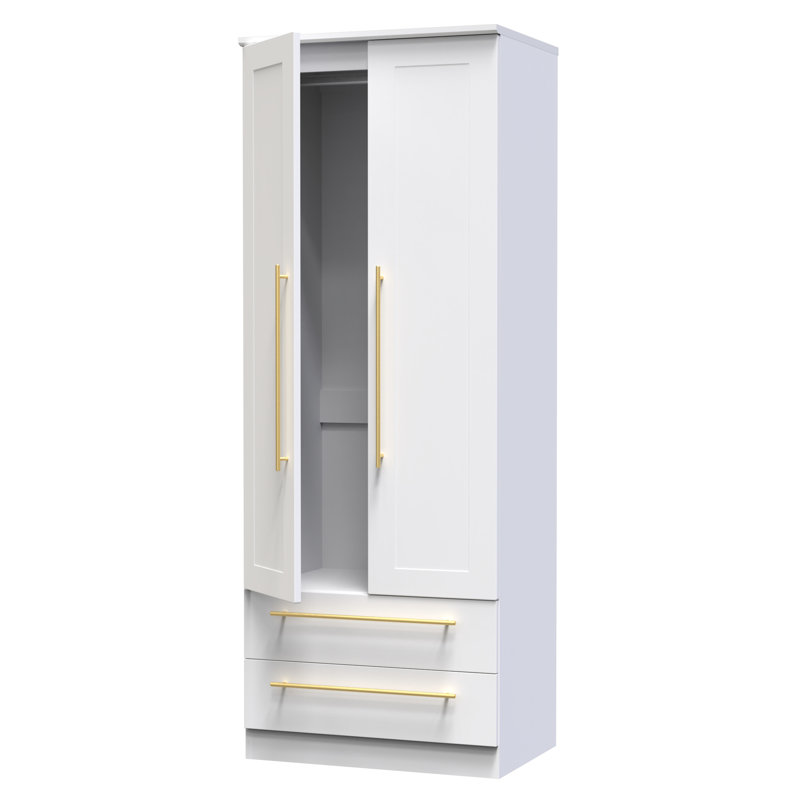 Behrad 2 Door 2 Drawer Wardrobe