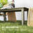 HDPE Outdoor Coffee Table, All-Weather Rectangle Patio Coffee Table, Plastic Outdoor Patio Table with Slatted Tabletop for Garden, Balcony, Backyard, Gray-394062796
