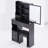 Makeup Vanity Set with Sliding Mirror
