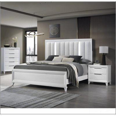 Lit à panneau tapissier 1pc