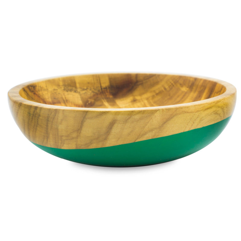 Union Rustic Treadwell Wood Salad Bowl
