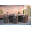 Palma Swivel Patio Dining Armchair with Cushion-1124290988