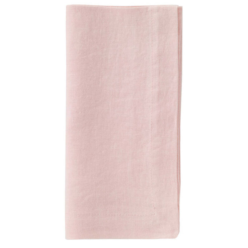 Riviera Linen Square Napkin, Rose
