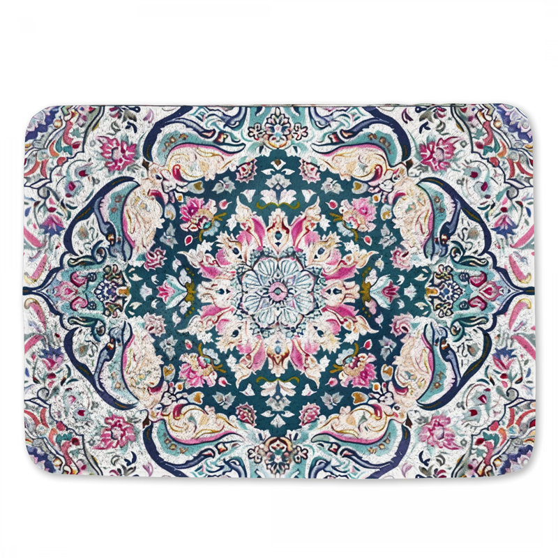 Tapis de bain Mandala, L 34 po x l 21 po