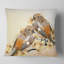 Un cocouple d’oiseau d’animal sur un coussin de branches-29843521-29843524