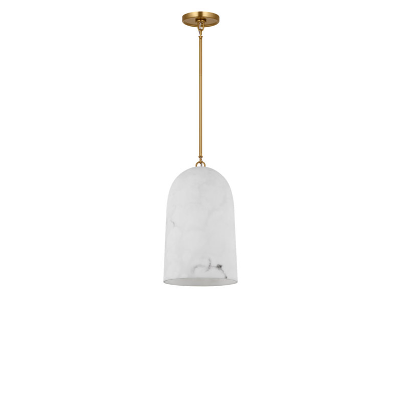 Savina Pendant, Burnished Brass, 72.88" H x 18.13" W x 18.13" D