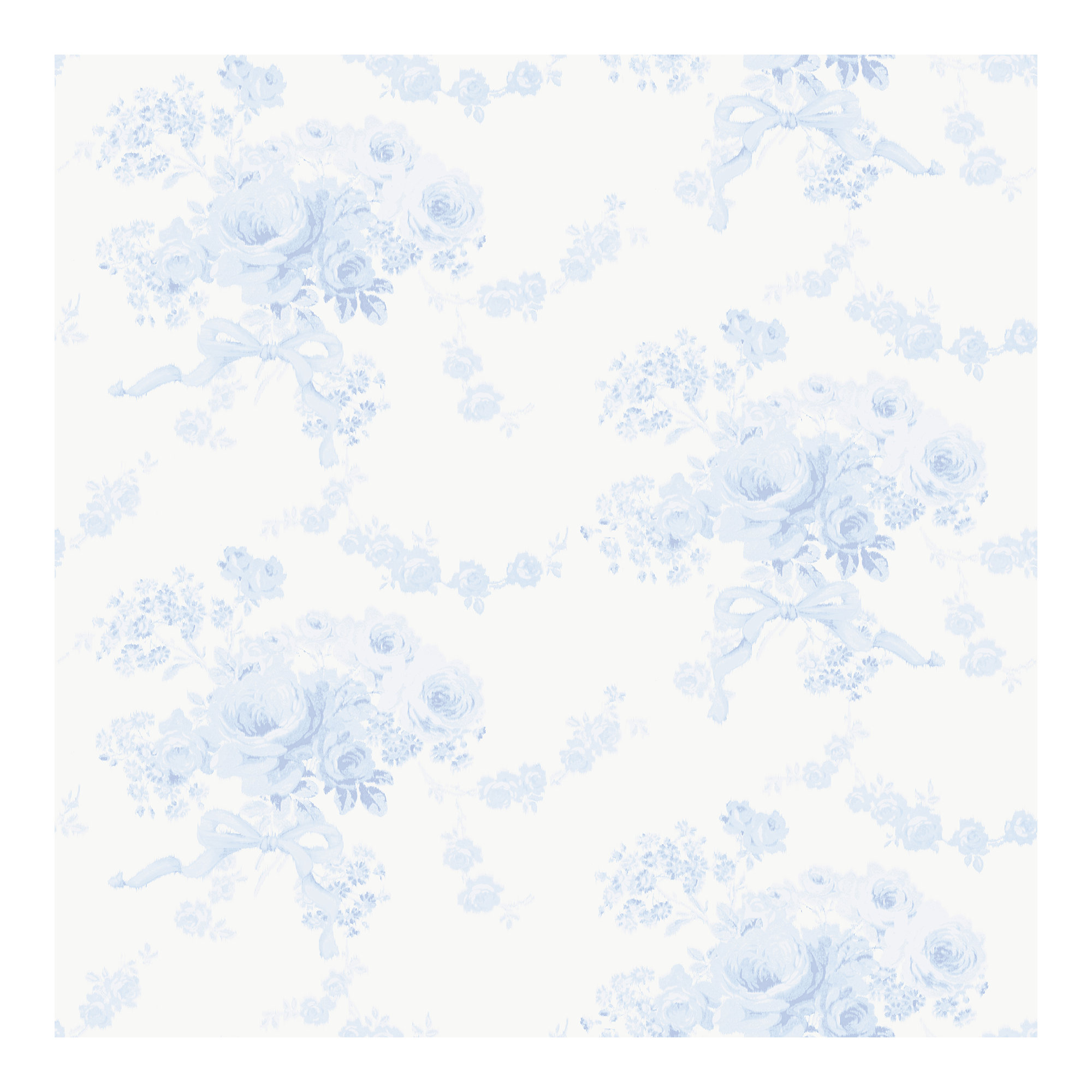 Pasadena Ikat Breezy Pastel Wallpaper, Blue