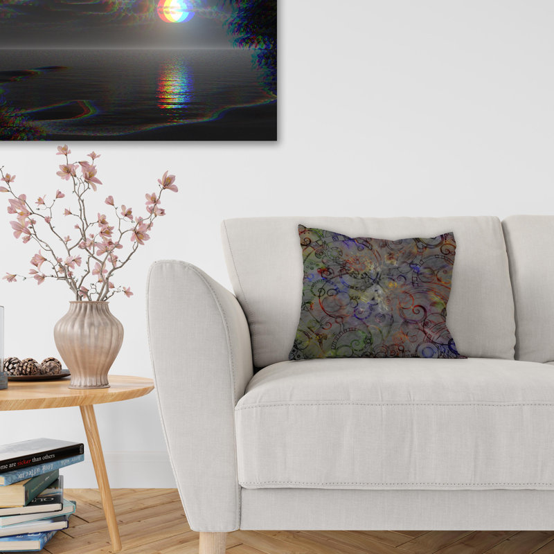 Housse de coussin carrée d’extérieur à l’infini, 18" x 18"