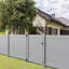 Horizontal Fence Gray Vinyl Privacy Gate-77515281-88478665