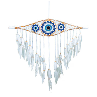 Décoration murale crochet en dentelle