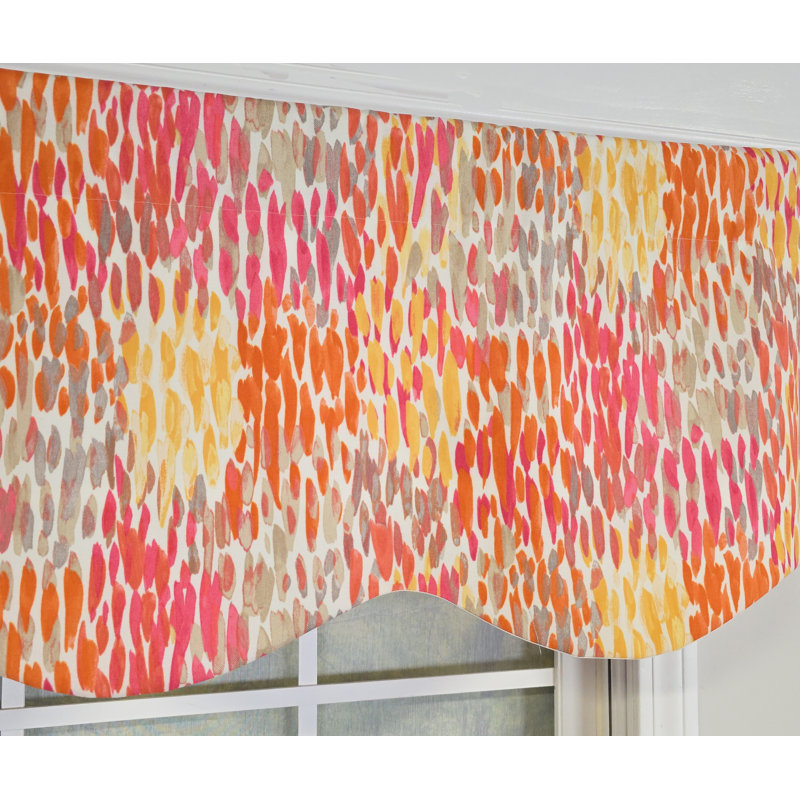 RLF Home Dazzle Provance Valance, Orange