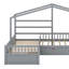 Lit plateforme simple avec trois tiroirs de rangement-1661594554