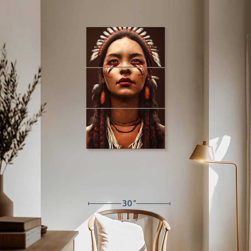 Lelar A Woman's Strength, 57" H x 36" W