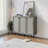 Storage Cabinet With Three Doors,Wood Sideboard Buffet Storage With Adjustable Shelf-1574616746