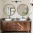 Karrina Accent Wood Round Mirror-1682441106-1627551901