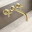 Robinet de lavabo mural avec drain escamotable (sans trop-plein)-110359101