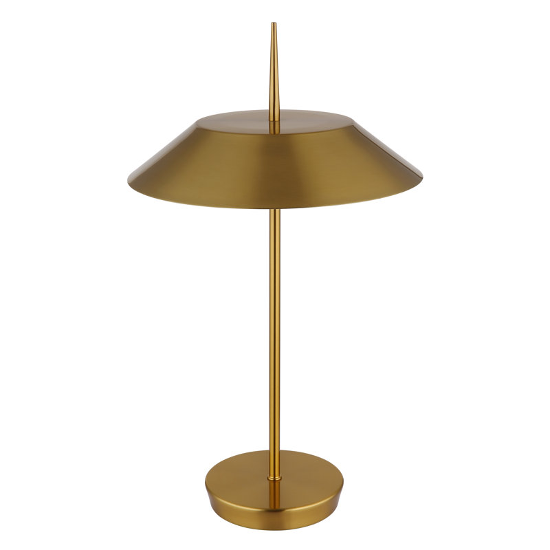 Aysiah Metal Table Lamp, Gold colours