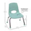 Chaise de classe empilable-129466325