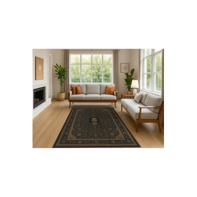 Tapis noir Mosso