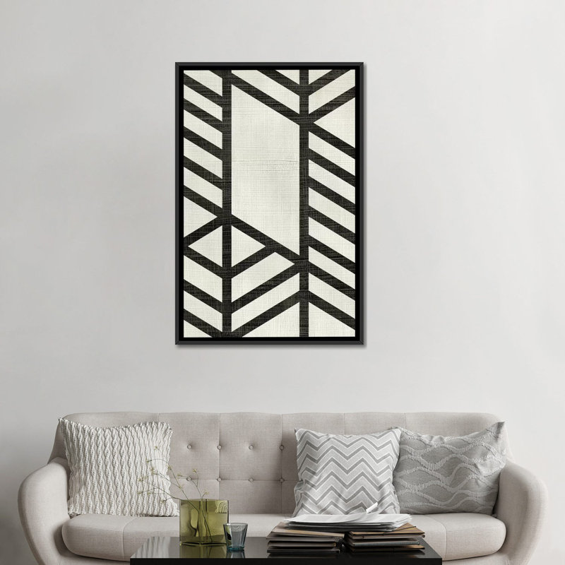 «Night Shift I» par Chariklia Zarris, reproduction d'art graphique sur toile, H 26 po x l 18 po x P 1,5 po, Pas de tapis