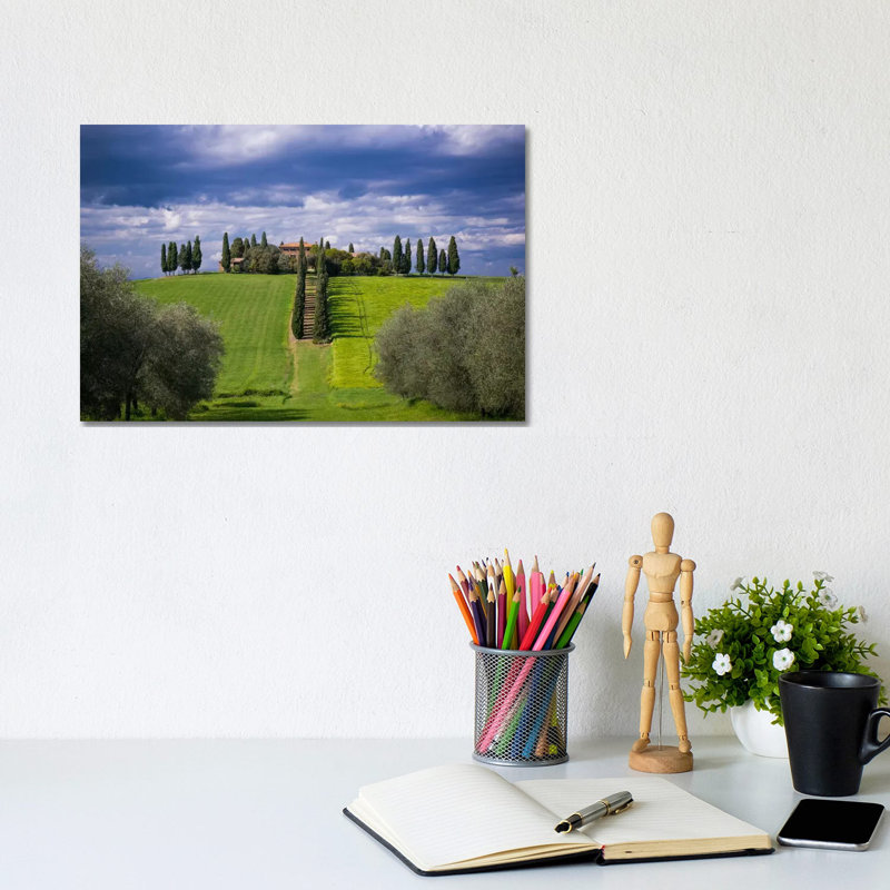 The Way Home, Tuscany, Italy by Jim Nilsen - Wrapped Canvas Gallery-Wrapped Canvas Giclée, 20.32 cm H x 30.48 cm W