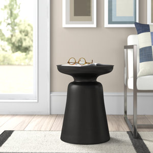 Alaunna Iron Drum End Table