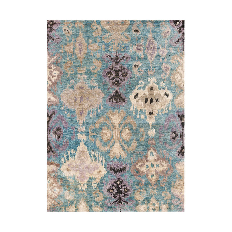 Ikat Indoor Rug, Rectangle 7'9" x 9'9"