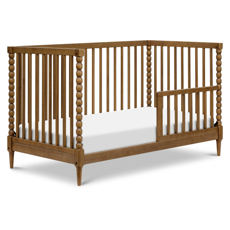 Lit de bébé convertible 3-en-1 Lainey Bobbins, Noyer
