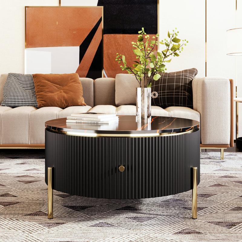 Table de rangement Chic Chic, Noir