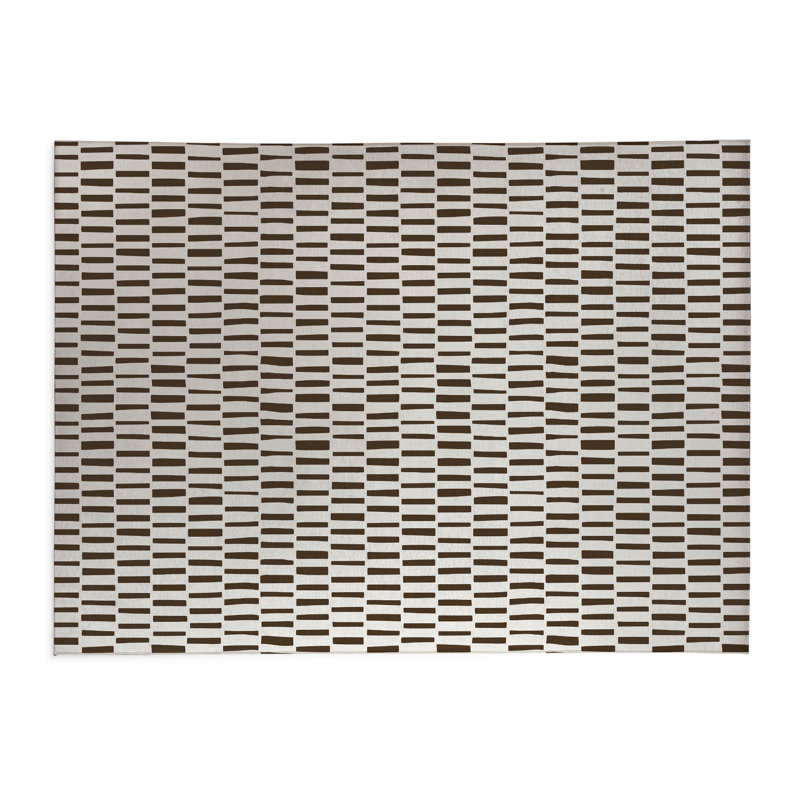 Tapis de cuisine Flat Attack, Rectangulaire 2 pi x 3 pi, Brun moka