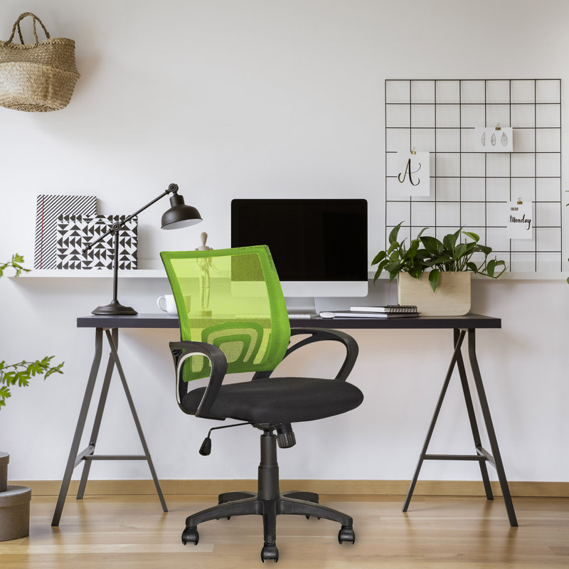 Chaise de travail en maille Hoehne, Vert lime