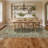 Washable Oriental Area Rug - Rugs for Living Room Soft Carpet for Bedroom Waterproof Floral Distressed Indoor Stain Resistant Non-Shedding Floor Carpets (Green)-232252216