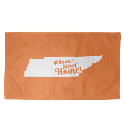 Tapis de maison orange doux Nashville