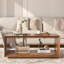 Rectangular Coffee Table With Storage For Living Room, Small Spaces-708848781