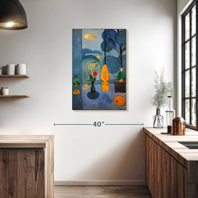 Avery The Blue Window, 36" H x 24" W