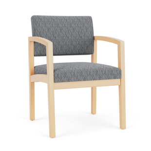 Lenox Wood Waiting Reception Guest Chair Wood Frame