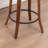 Devaney Swivel Upholstered Counter Stool With Wood Frame-123161750