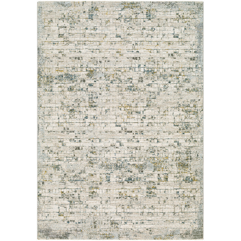 Abstract Indoor Rug, Rectangle 7'10" x 10'3"