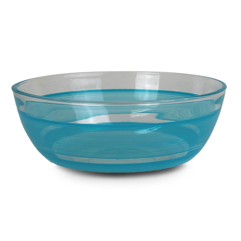 Cape Cod Orange 6" Bowl, 6.00" H x 6.00" W, Turquoise