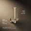 Vertical Wall Mount Toilet Paper Holder-243412949
