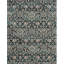 Tapis turquoise / crème Bristol Point-19263460