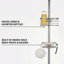 Serviteur de douche Oralee Tension-2068001445