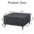 Veronica Brottman Lift Top Coffee Table with Hidden Storage, 35.4" Square Fluted Center Table, Mid-Century Modern Design, Grey-1091253923