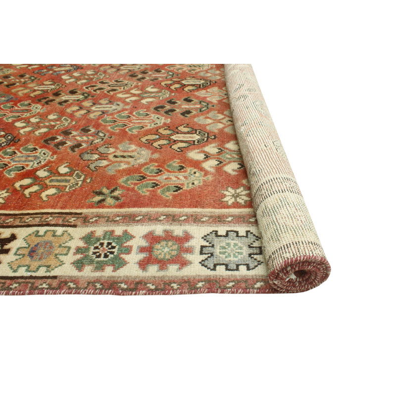 Fine Vintage Shahzada Rust Runner