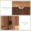 Armoire de cuisine, armoire avec tablettes réglables