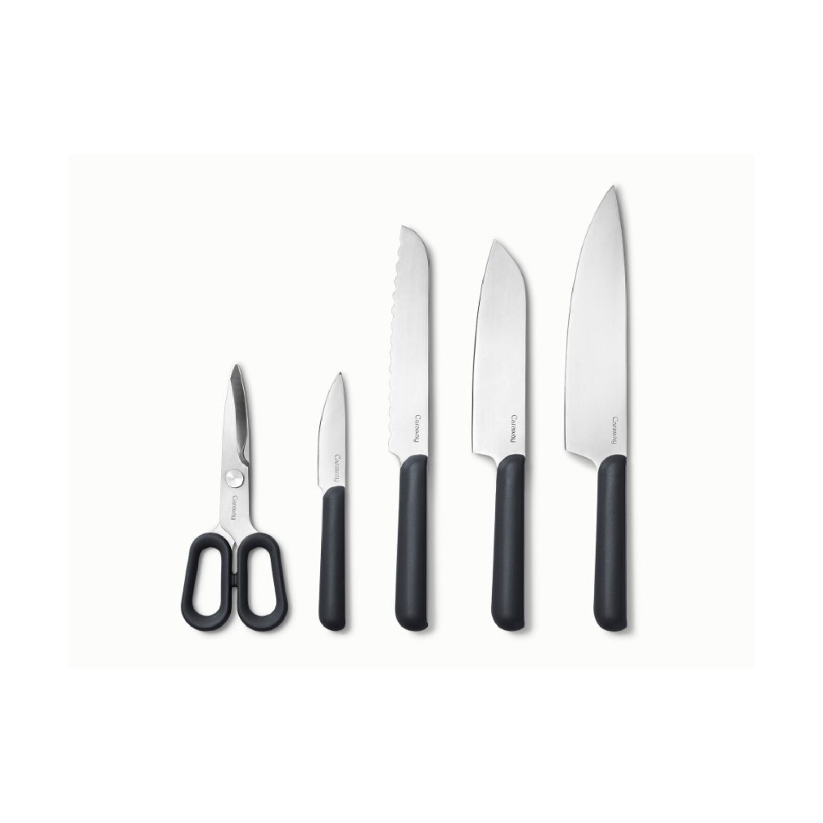 Caraway 14Pc Knife & Utensil Set, Charcoal
