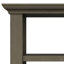 Table de bout transitionnelle en bois massif avec 2 tablettes ouvertes Acadian-944659078-1063236911