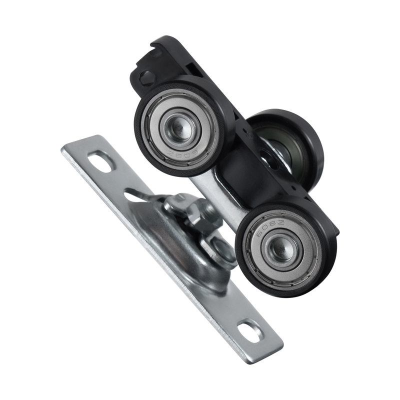 Trousse de rail de porte coulissante de 1,2 m pour système à 2 portes